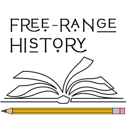 A logo including an open book and a yellow pencil